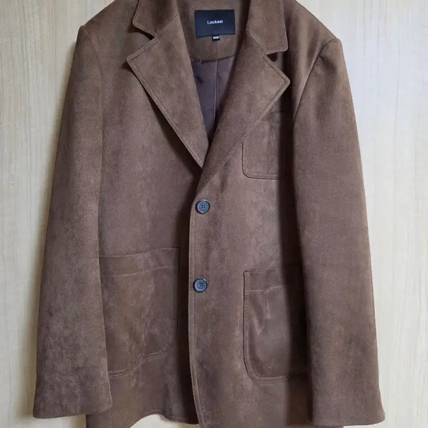 [BUNJANG] Lookast Suede Brown Jacket / (새상품)Lookast 룩캐스트 스웨이드 브라운 자켓