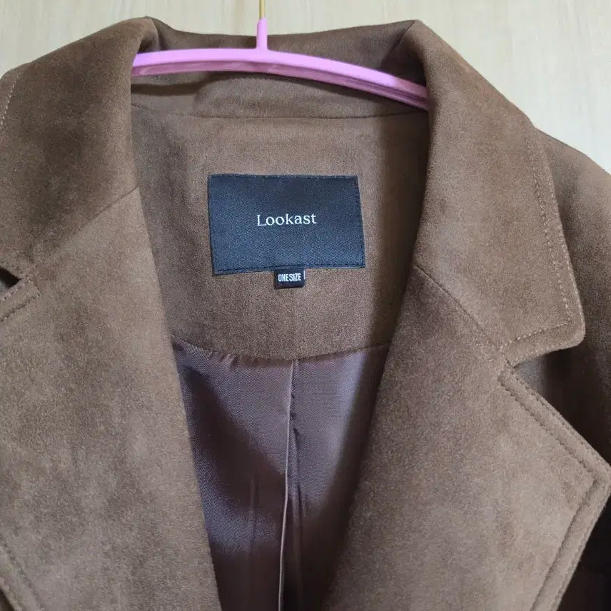 [BUNJANG] Lookast Suede Brown Jacket / (새상품)Lookast 룩캐스트 스웨이드 브라운 자켓