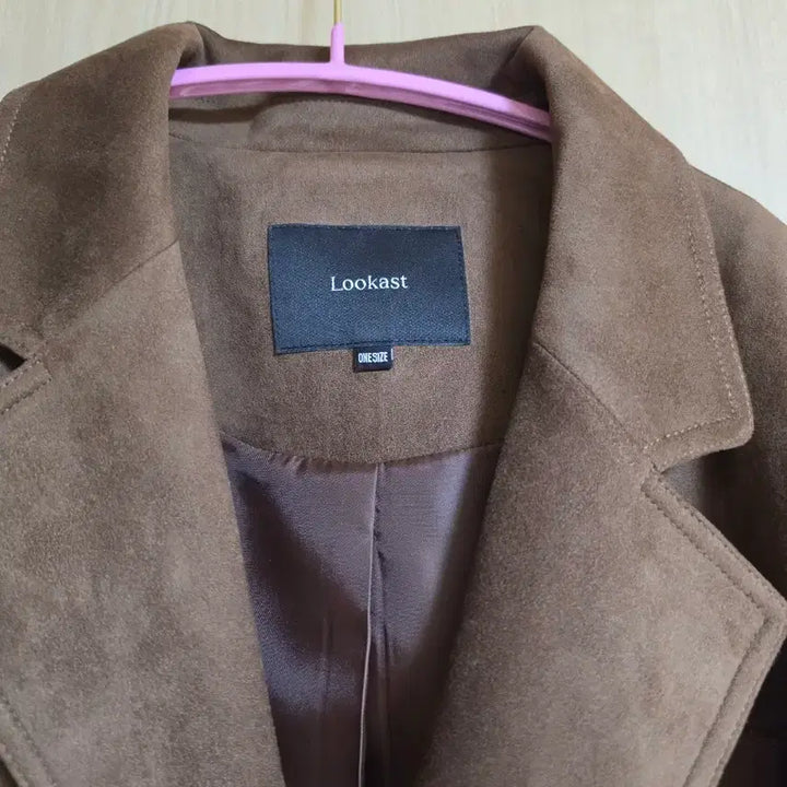 [BUNJANG] Lookast Suede Brown Jacket / (새상품)Lookast 룩캐스트 스웨이드 브라운 자켓