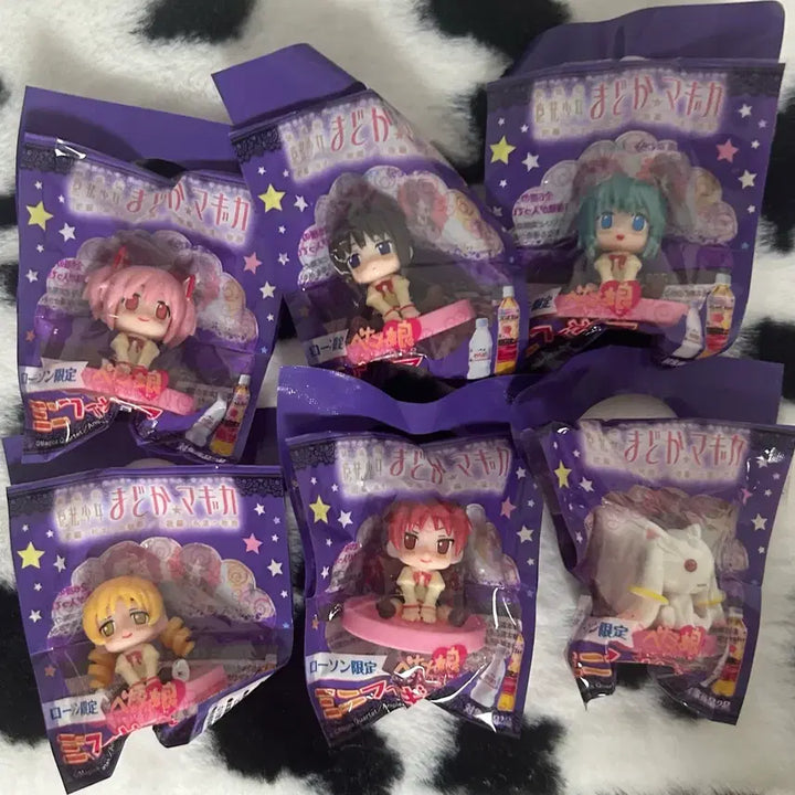 [BUNJANG] Magical Girl Madoka Magica Lawson Classic Mini Figure Bundle (Homura, Madoka) - Sealed / 미개봉) 마마마 로손 고전 미니 피규어 일괄 호무라 마도카