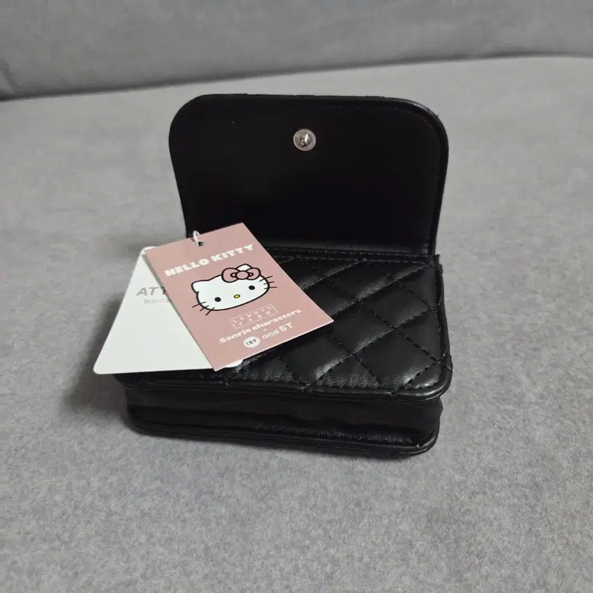 [BUNJANG] Hello Kitty Pink Quilted Card Wallet / 헬로키티 핑크 퀼팅 카드지갑 로리즈팜 미퍼센트