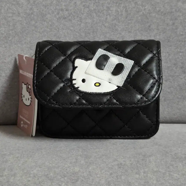 [BUNJANG] Hello Kitty Pink Quilted Card Wallet / 헬로키티 핑크 퀼팅 카드지갑 로리즈팜 미퍼센트