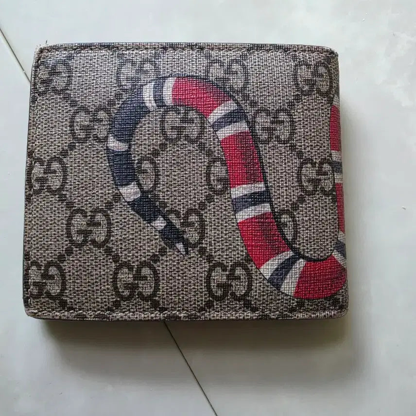 [BUNJANG] Gucci GG Snake Bi-fold Wallet / 구찌 GG 스네이크 반지갑