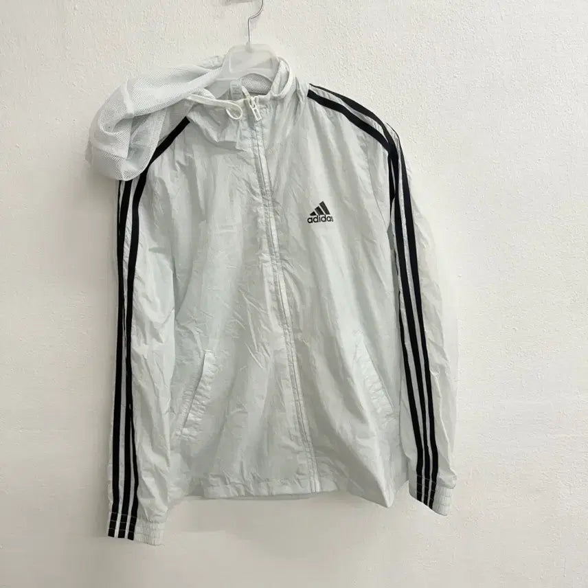 [SOLD OUT] 아디다스 삼선 블랙라인 바람막이 (S)
