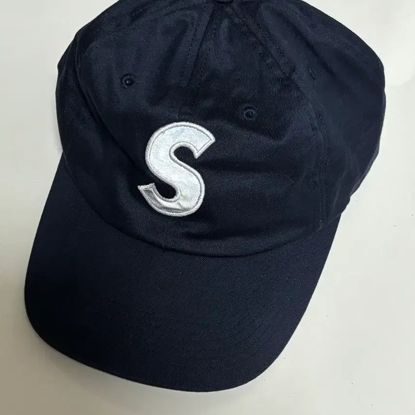 [SOLD OUT] 슈프림 S로고 볼캡 네이비