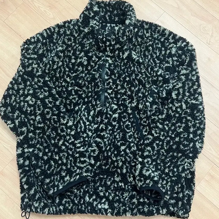 [SOLD OUT] 준준스페이스 하프집업 블랙 M