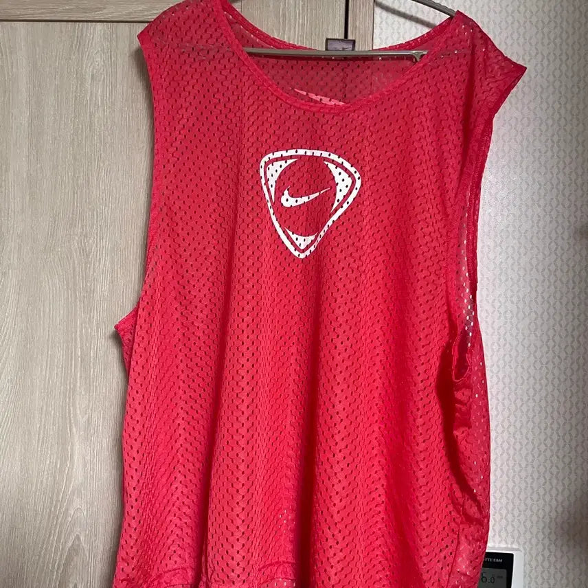 [BUNJANG] Nike Red Mesh Training Vest / 나이키 레드 메쉬 트레이닝 조끼 베스트 축구