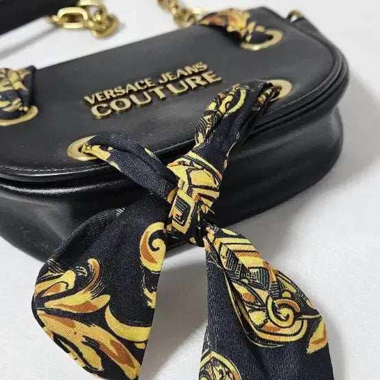 [BUNJANG] Versace Jeans Couture Chain Shoulder Bag Black / 베르사체 진 꾸뛰르 체인 숄더백 블랙