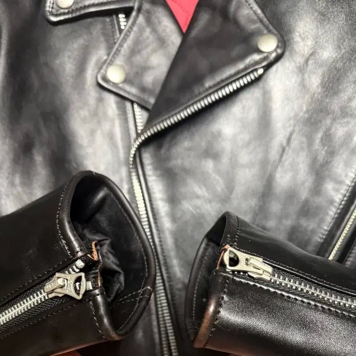 [BUNJANG] Veluokldly Double Rider Leather Jacket / Veluokldly 더블라이더 4xl(105~110)