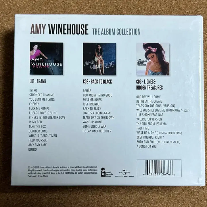 [BUNJANG] Amy Winehouse 3CD Box Set / 에이미 와인하우스 amy winehouse - 3cd 박스셋
