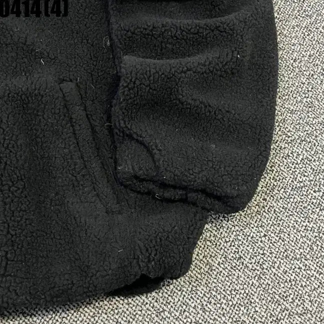 [BUNJANG] EBBETS FIELD Black C Logo Fleece Jacket / L 이벳필드 블랙 C로고 뽀글이 플리스 자켓 0414(4)