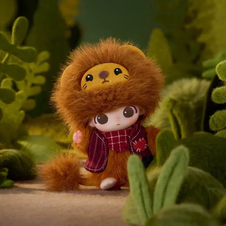 [BUNJANG] Popmart Dimoo Secret Theater Lion Plush Keyring / (정가이하)팝마트 디무 비밀연극단 인형키링 사자