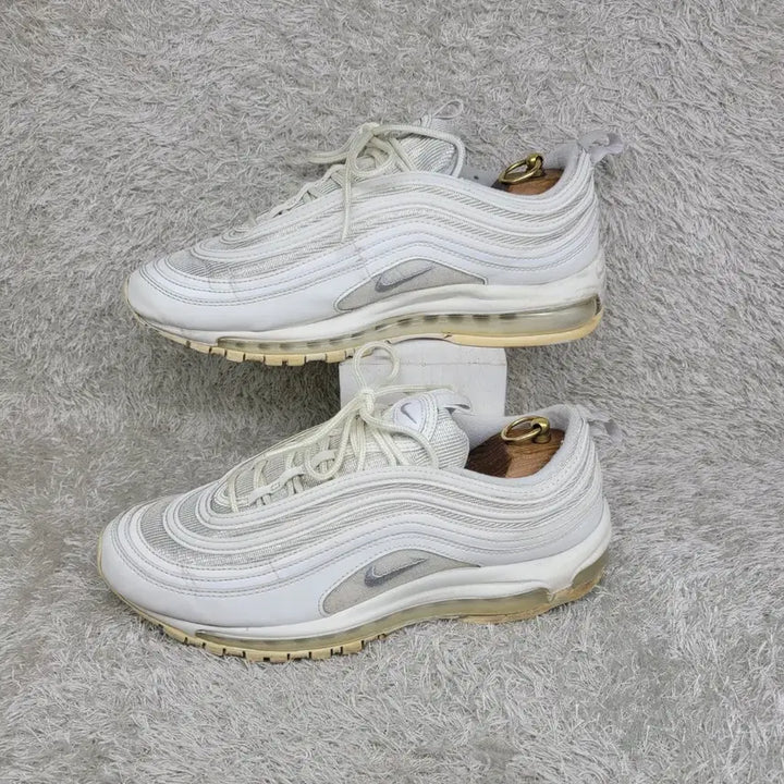 [BUNJANG] Nike Air Max 97 White Sneakers (Used) / 구제짱짱맨 275 나이키 에어맥스97 화이트 스니커즈
