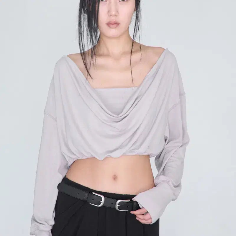 [SOLD OUT] 세릭 Draped Back Top _ Beige