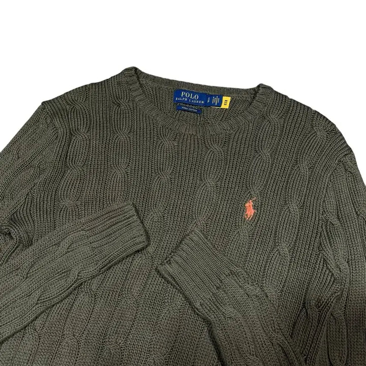 [BUNJANG] Polo Ralph Lauren Cable Knit Sweater / Polo Ralph Lauren 폴로 케이블 니트