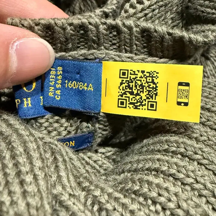 [BUNJANG] Polo Ralph Lauren Cable Knit Sweater / Polo Ralph Lauren 폴로 케이블 니트