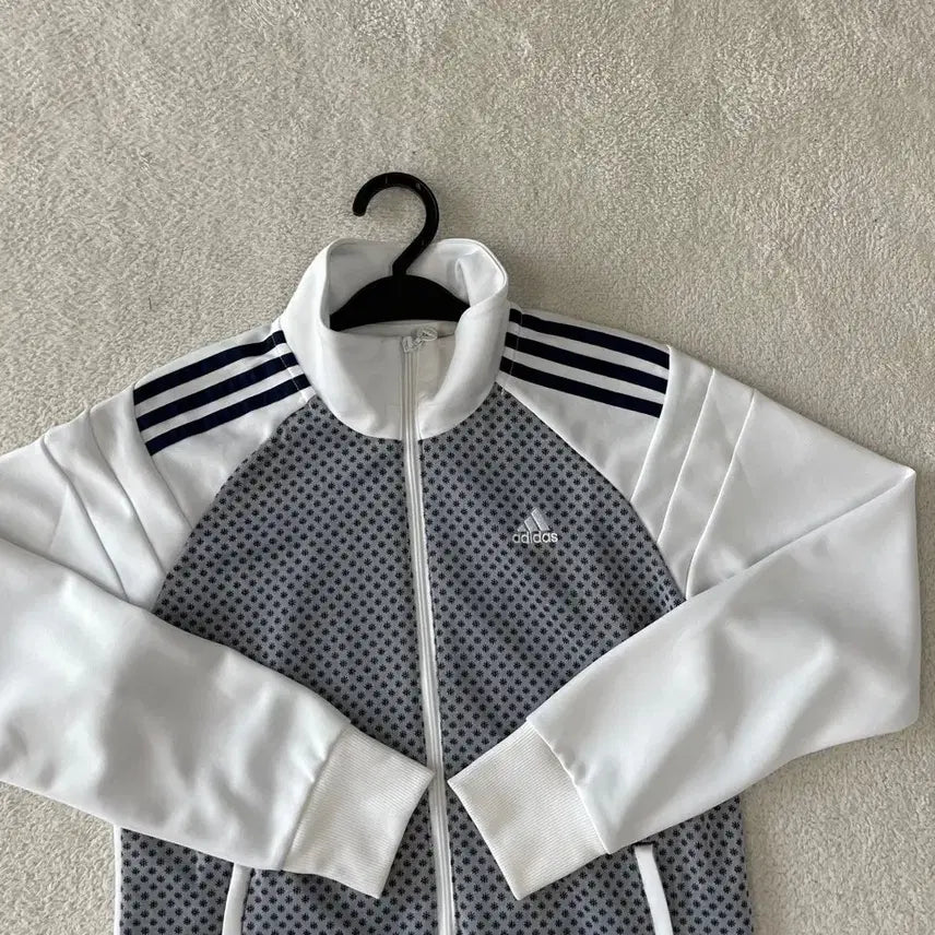 [BUNJANG] Adidas Dot Track Top White Jacket / M 아디다스 도트 땡땡이 트랙탑 져지 화이트