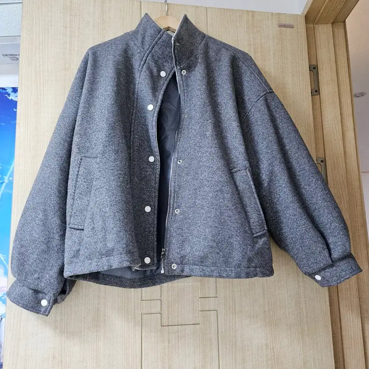 [SOLD OUT] 그레이 모직 자켓