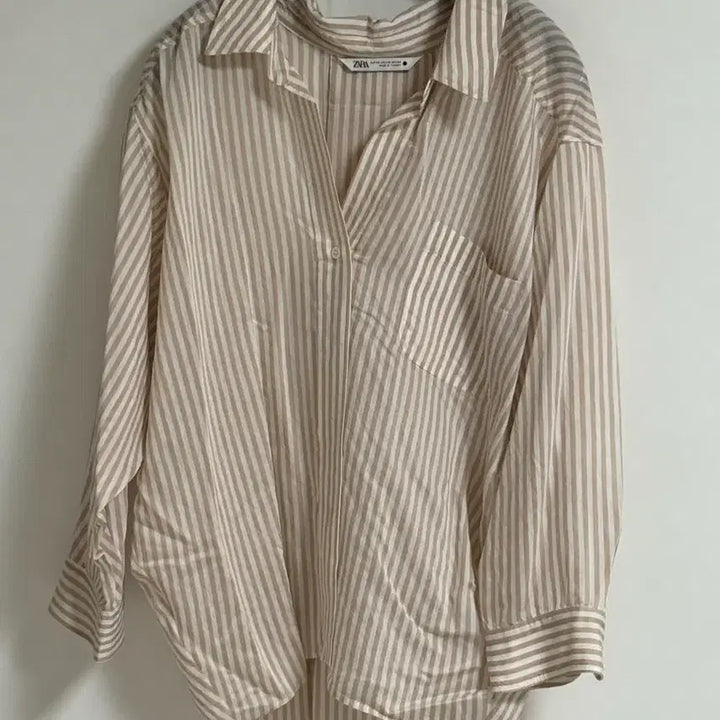 [SOLD OUT] 자라 스트라이프 린넨셔츠