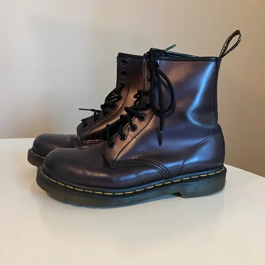 [BUNJANG] Dr. Martens 1460 Pascal Purple Metallic Boots / 닥터마틴 1460 파스칼 퍼플 메탈릭 부츠 (00660)