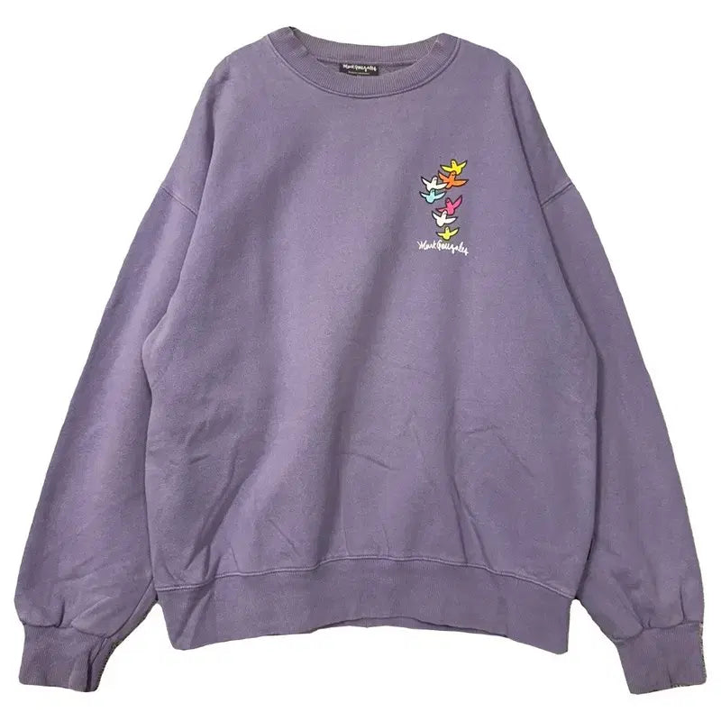 [BUNJANG] Mark Gonzales Light Purple Sweatshirt L / 마크곤잘레스 라이트 퍼플 맨투맨 L
