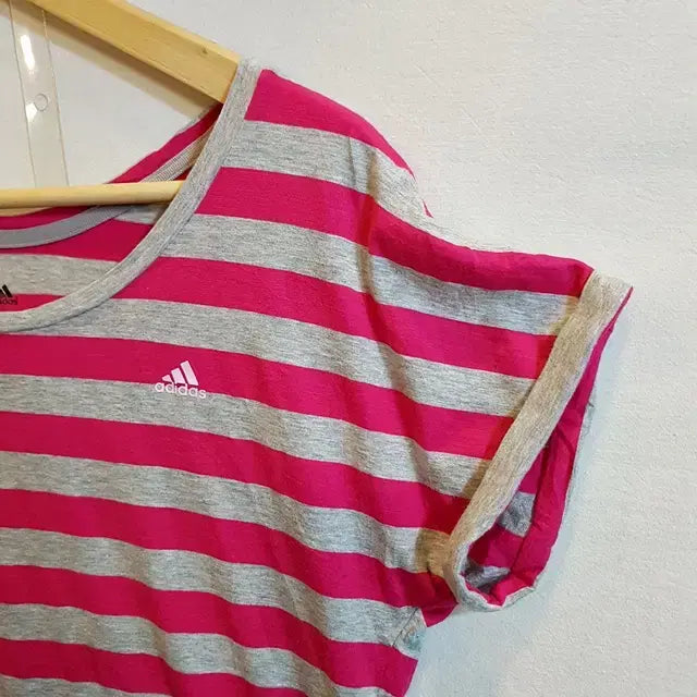 [BUNJANG] Adidas Stripe T-shirt / 아디다스 스트라이프 티셔츠