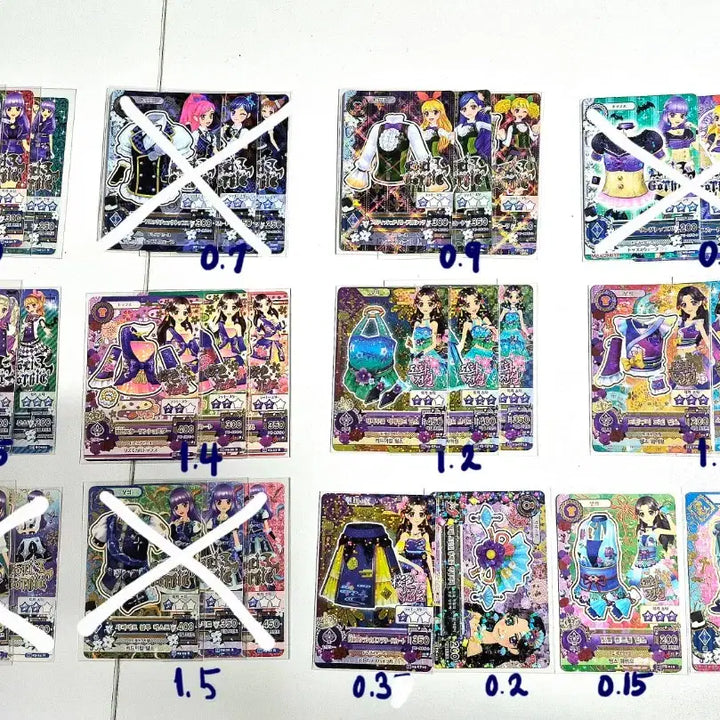 [BUNJANG] Aikatsu! Cards Bundle Set / 아이카츠 전시리즈 한일판 카드 판매
