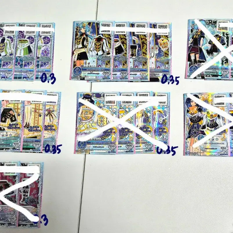 [BUNJANG] Aikatsu! Cards Bundle Set / 아이카츠 전시리즈 한일판 카드 판매