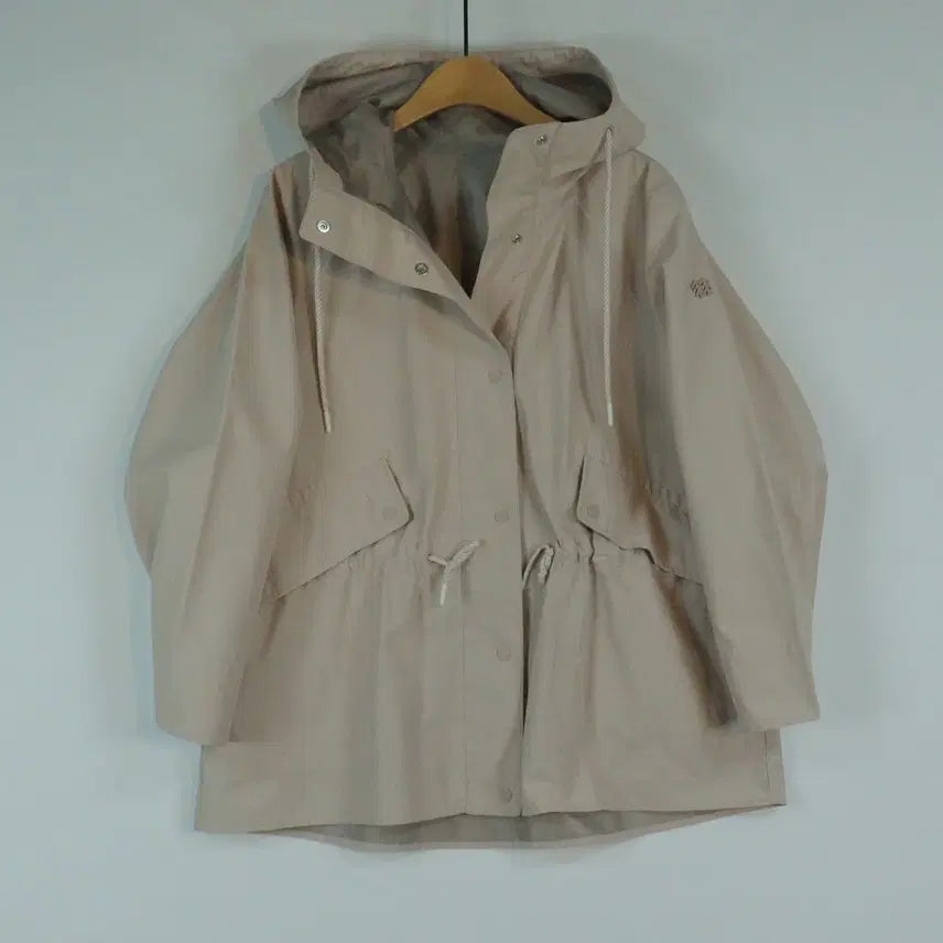 [SOLD OUT] KOLON SPORT 베이지 바람막이 자켓 85 여성 후드점퍼