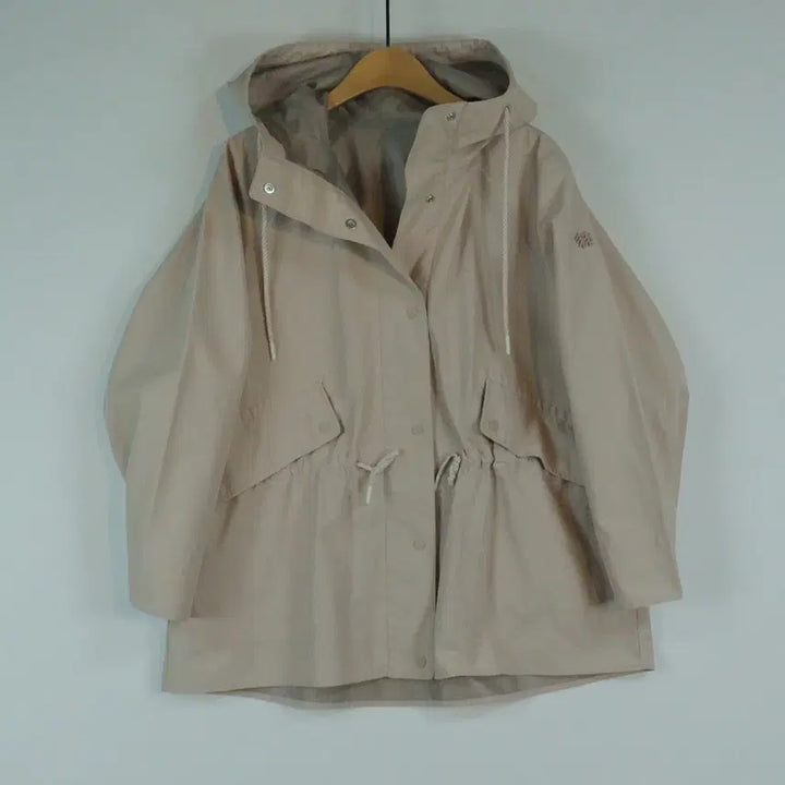 [SOLD OUT] KOLON SPORT 베이지 바람막이 자켓 85 여성 후드점퍼