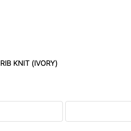 [BUNJANG] etce Officer Half Rib Knit Ivory / (M) etce 오피서 하프 립 니트 아이보리