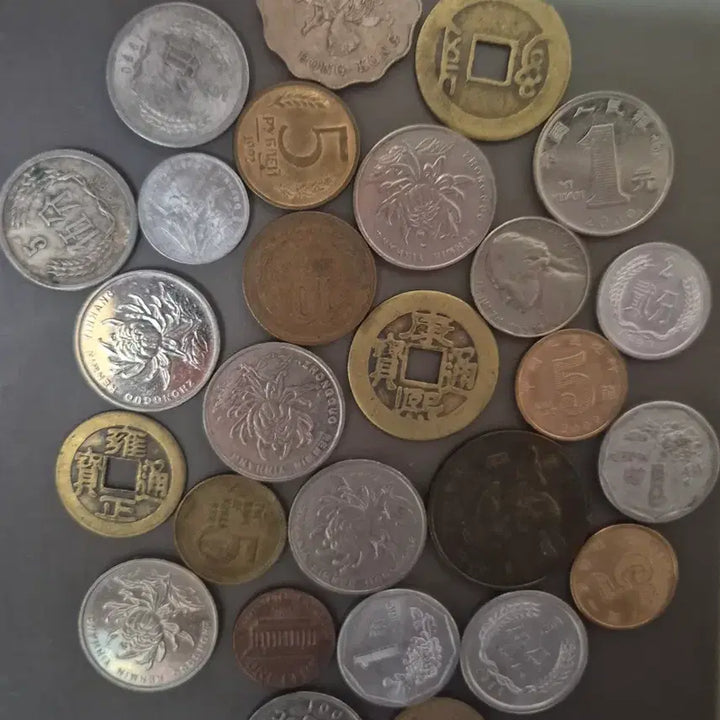 [BUNJANG] Old Coins (Including Foreign Coins) Bundle / 오래된동전(외국동전포함)