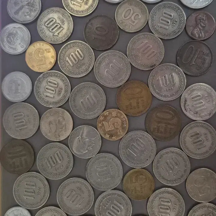 [BUNJANG] Old Coins (Including Foreign Coins) Bundle / 오래된동전(외국동전포함)