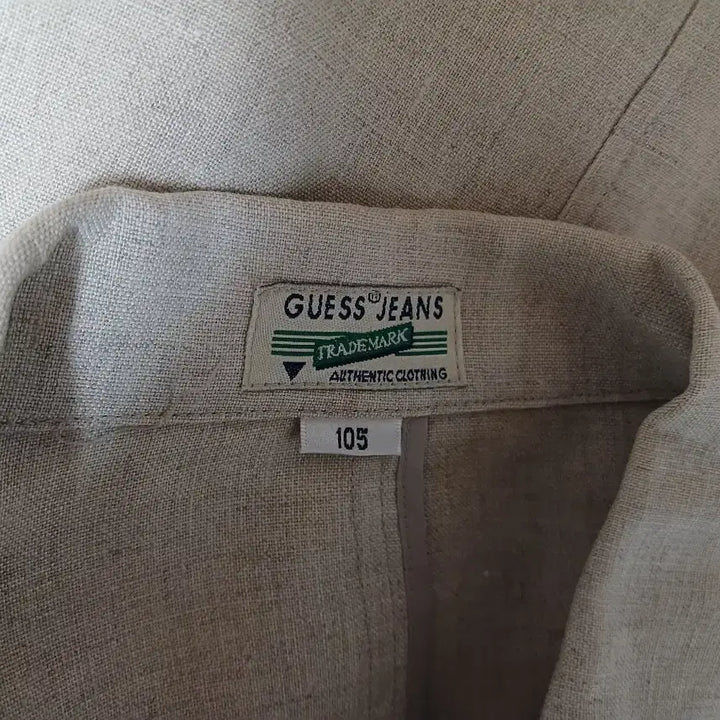 [BUNJANG] GUESS JEANS Linen Jacket 105 / GUESS JEANS 린넨 자켓 105