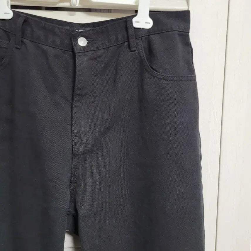 [BUNJANG] Branded Wide Curve Cotton Pants / [32] 브랜디드 와이드 커브드 코튼 팬츠