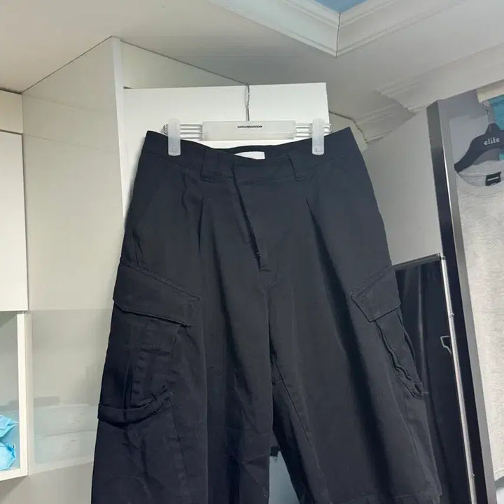 [SOLD OUT] 산산기어 26ss 카프리 팬츠 블랙 2사이즈