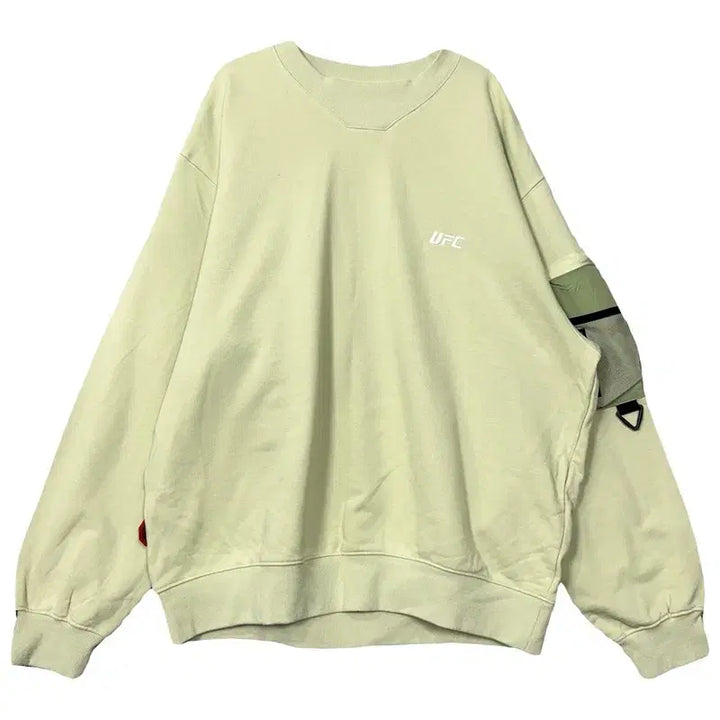 [BUNJANG] UFC Techwear Light Green Sweatshirt - Size L / UFC 로고 테크웨어 라이트 그린 스웻셔츠 L
