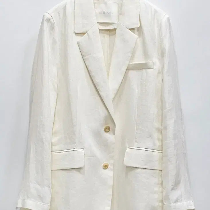 [SOLD OUT] 유메르 아이보리 린넨 자켓