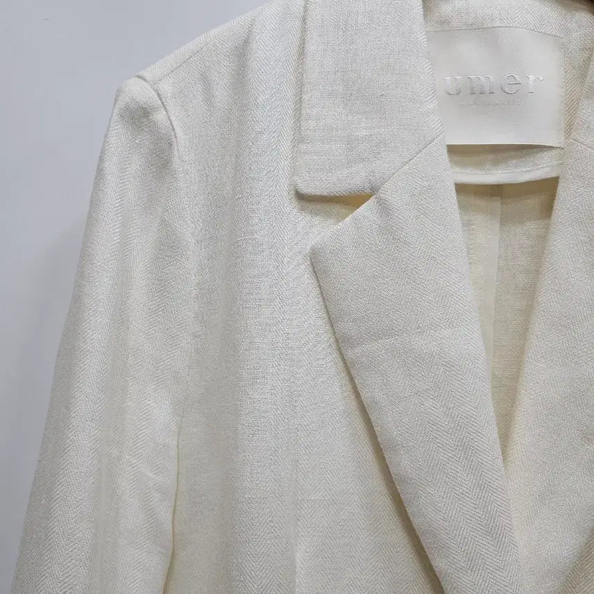 [SOLD OUT] 유메르 아이보리 린넨 자켓