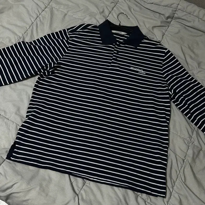 [BUNJANG] Moon Sun Stripe Shirt / 문선 스트라이프 셔츠