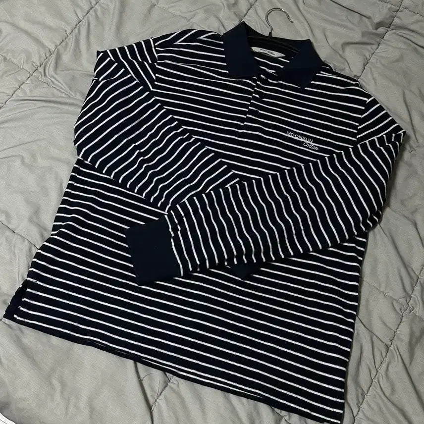 [BUNJANG] Moon Sun Stripe Shirt / 문선 스트라이프 셔츠