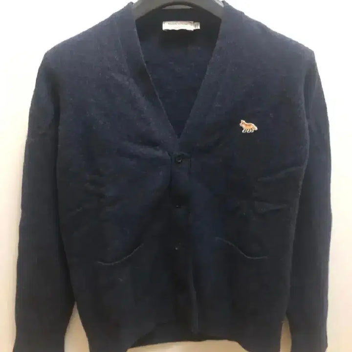 [BUNJANG] Maison Kitsune Navy Cardigan / 메종키츠네  네이비 가디건