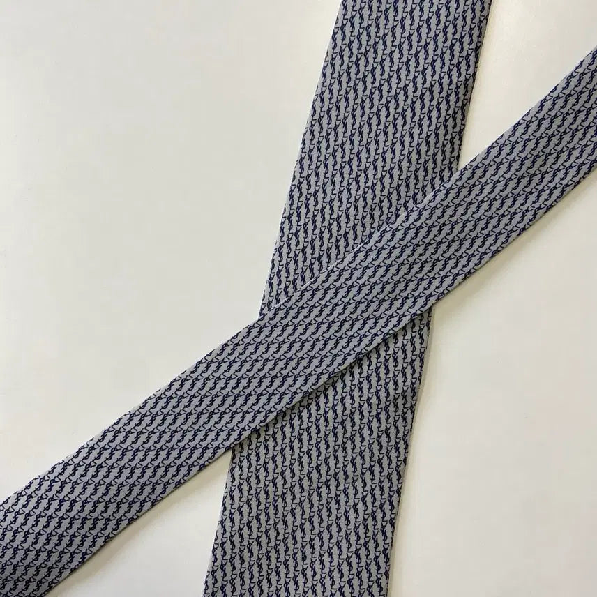 [SOLD OUT] YSL 입생로랑  명품 정품 모노그램 넥타이