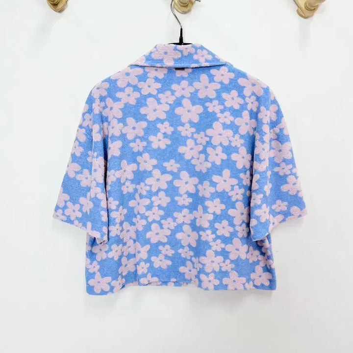 [BUNJANG] System Mix Match Layer Flower Shirt Jacket / 한섬 시스템 믹스매치레이어 플라워 셔츠 자켓