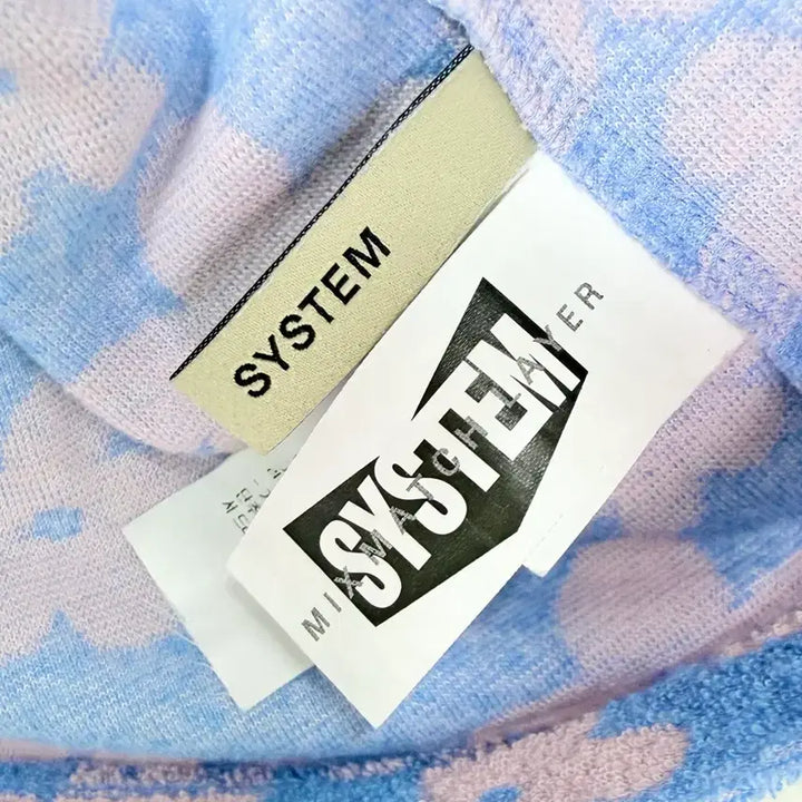 [BUNJANG] System Mix Match Layer Flower Shirt Jacket / 한섬 시스템 믹스매치레이어 플라워 셔츠 자켓