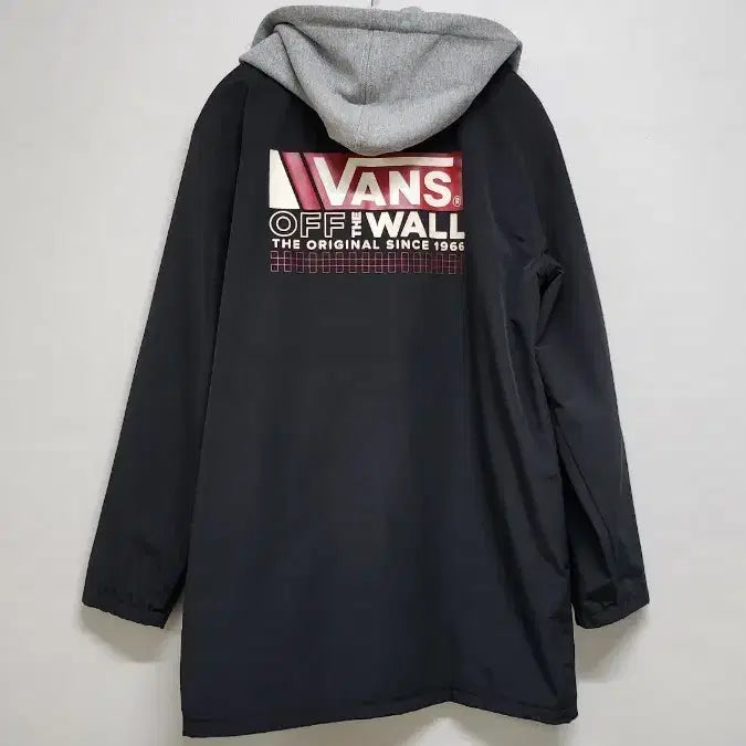 [BUNJANG] Vans Hooded Coach Jacket - Black - M / 반스 VANS 후드 코치 자켓 M 블랙 / 바람막이