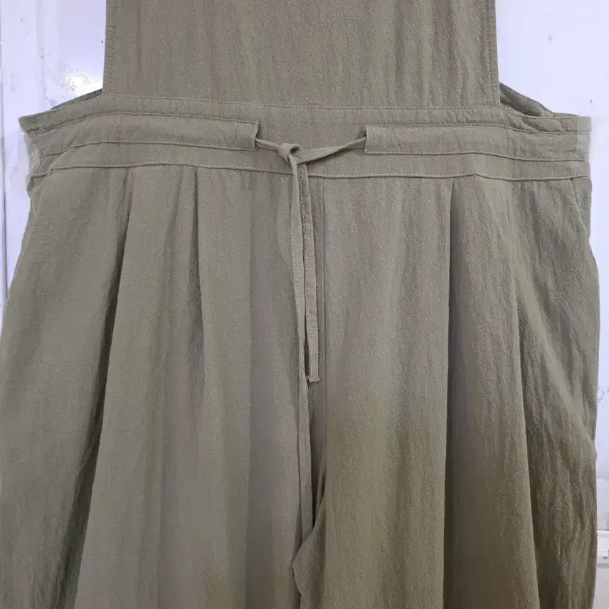 [SOLD OUT] 봄 여름 디자인이쁜 와이드  면  멜빵 통바지  77까지