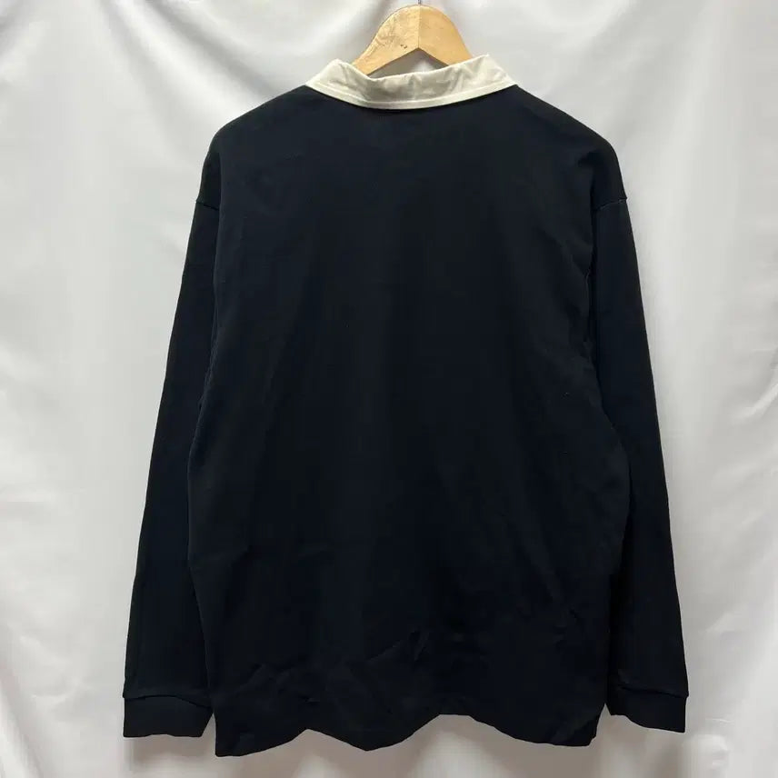 [SOLD OUT] [정품/2XL] 나이키 NRG 솔로 스우시 블랙 럭비 카라 긴팔티