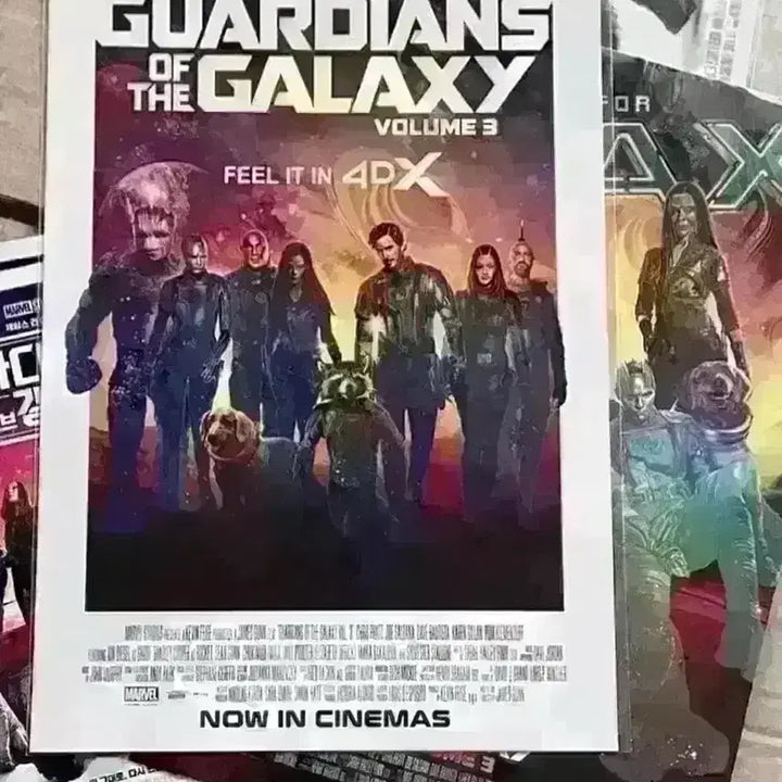 [SOLD OUT] 가디언즈오브갤럭시 포스터 아이맥스 스크린엑스4DX 가오갤 필름마크아트카드