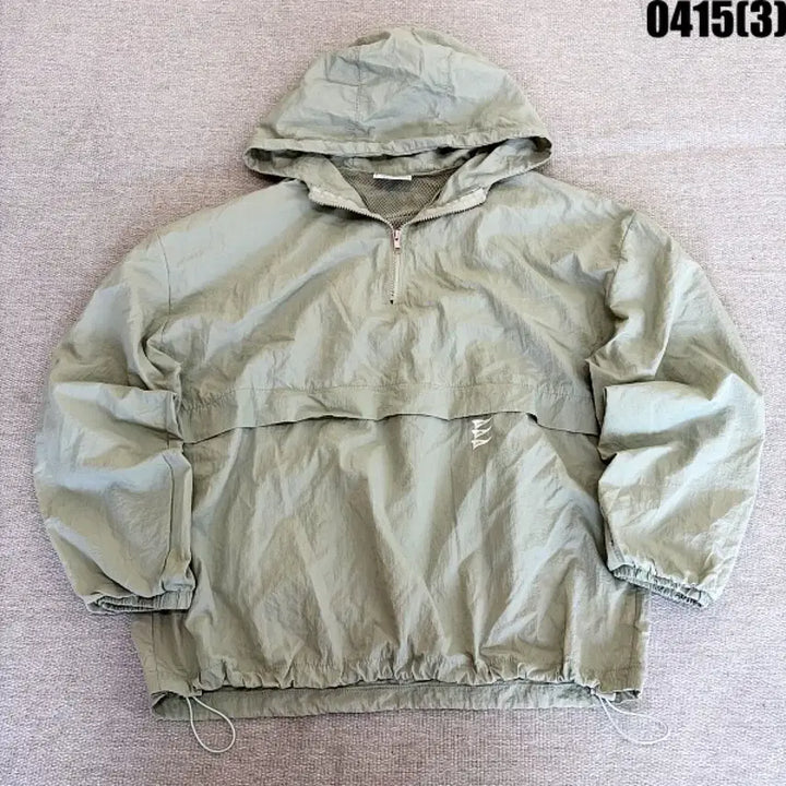 [BUNJANG] URBANDTYPE Hooded Anorak Windbreaker / M URBANDTYPE 후드 아노락 바람막이 그린 0415(3)